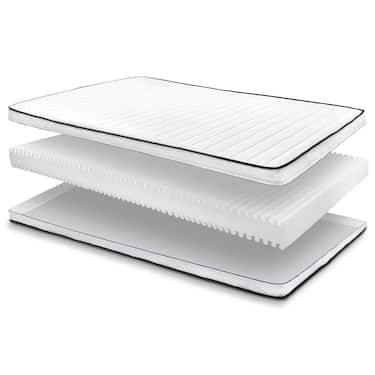 Colchón de espuma Supportho Basic confort 140 x 200 cm, altura 16 cm, nivel de firmeza H2/H3