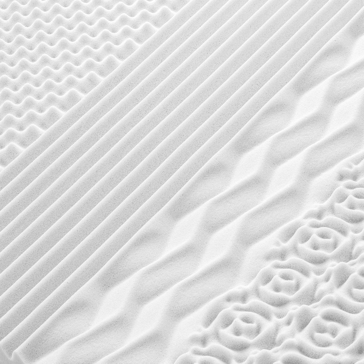 La funda en detalle – Colchón Dream de espuma de confort de 7 zonas, 90 x 190 cm, H3
