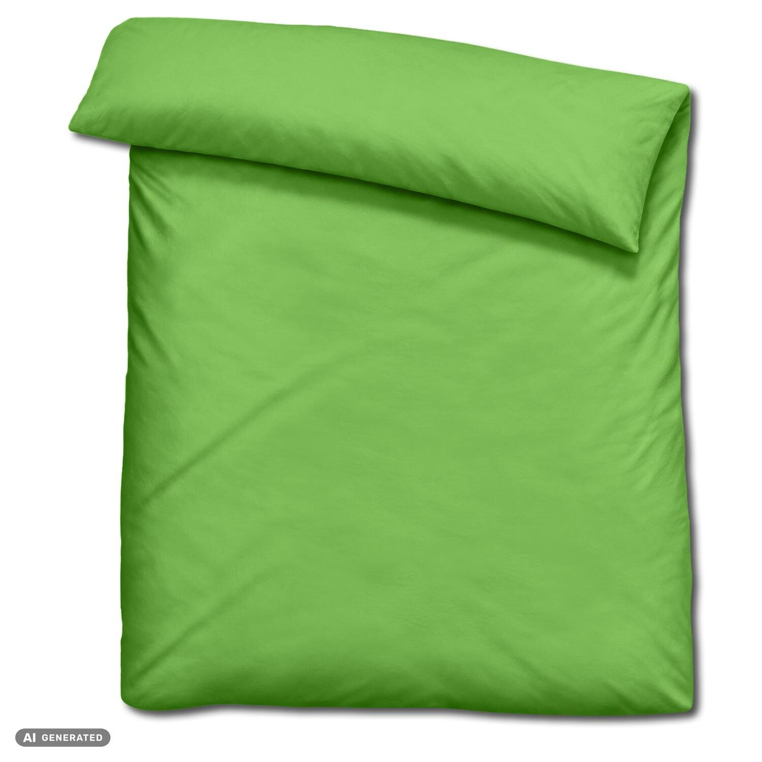 Juego de dos piezas de ropa de cama Cloud Comfort de satén de mako, 135 x 200 cm + 80 x 80 cm