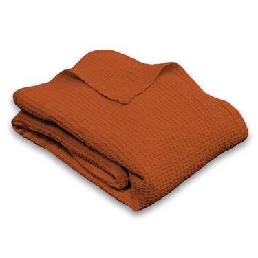 Manta piqué gofre algodón gasolina 75 x 120 cm