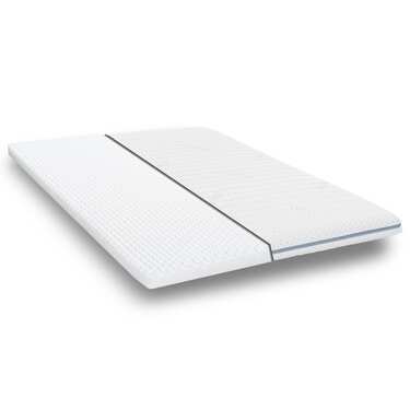 Online vrácení zboží – vrchní matrace z studené pěny Supportho Premium Topper 200 x 200 cm H3, výška 9 cm, stupeň tvrdosti H3 s antibakteriálním potahem