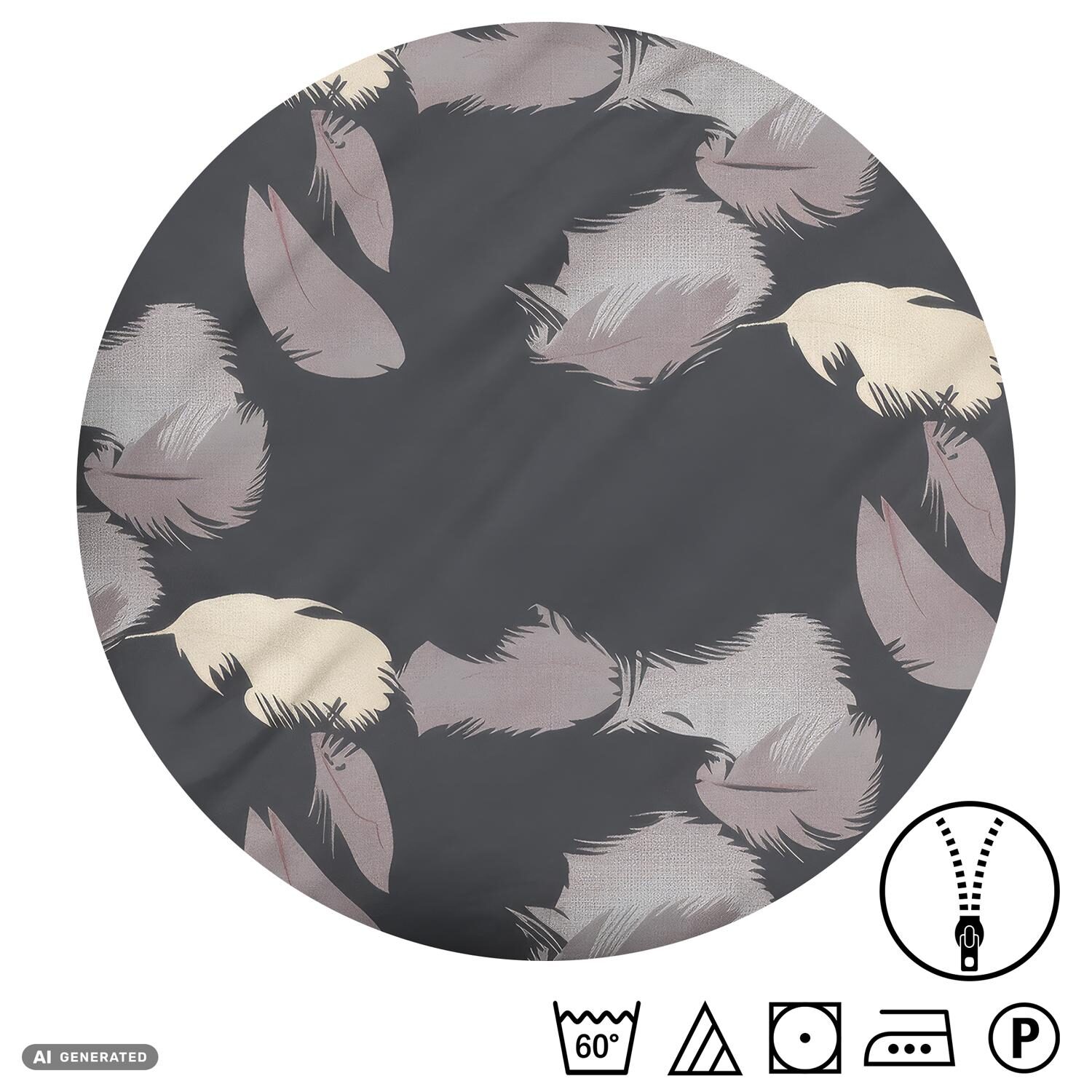 CloudComfort Basic: juego de 2 fundas de almohada de algodón, gris/lila, 40 x 80 cm
