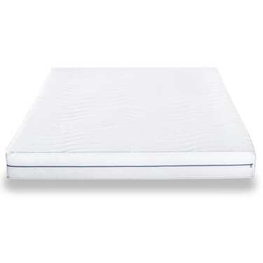 Colchón ergonómico 180x200 cm Supportho Premium 7 zonas, altura 18 cm, nivel de firmeza H2/H3 + 2 x juego de cama CloudComfort Basic de microfibra 135 x 200 cm + 80 x 80 cm