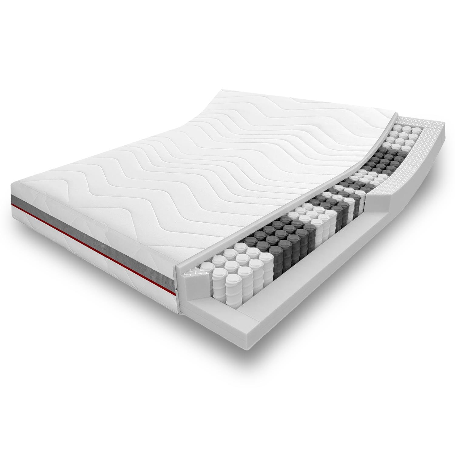 Colchón de muelles ensacados Sleezzz® Premium T23 140 x 200 cm H2/H3