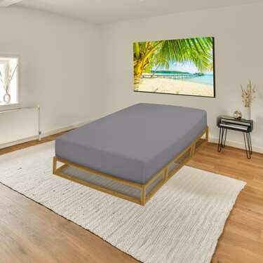 Lote sorpresa de 10 sábanas bajeras de jersey de 90 x 190 - 100 x 200 cm