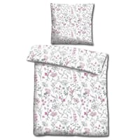 CloudComfort Basic ropa de cama de microfibra flores de verano 135 x 200 + 80 x 80 cm
