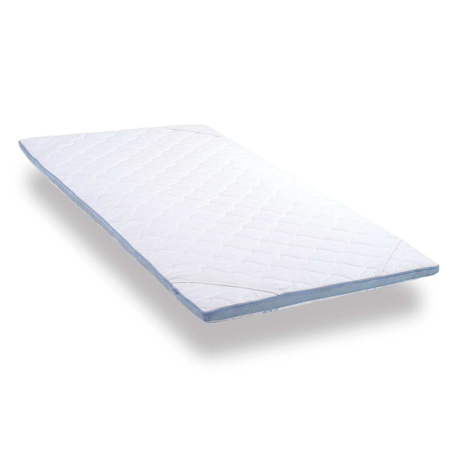 Cover in detail – CloudComfort Cool topper 90 x 200 cm H2/H3 + CloudComfort Basic gel-flake pillow 40 x 80 cm