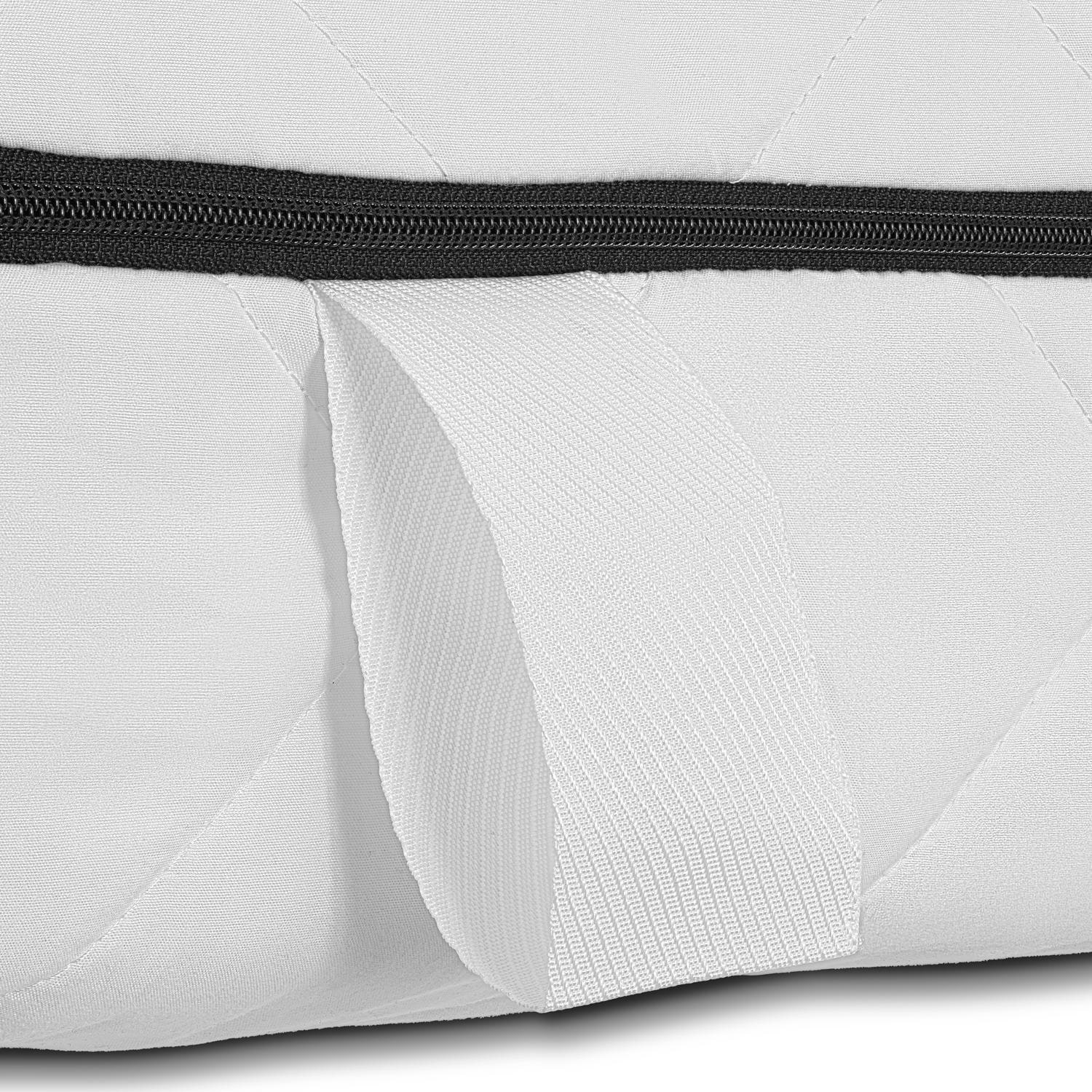 Cover in detail – Sleezzz® Superior T18 pocket spring mattress 90 x 200 cm H3 + microfiber bed set 135 x 200 cm + 80 x 80 cm