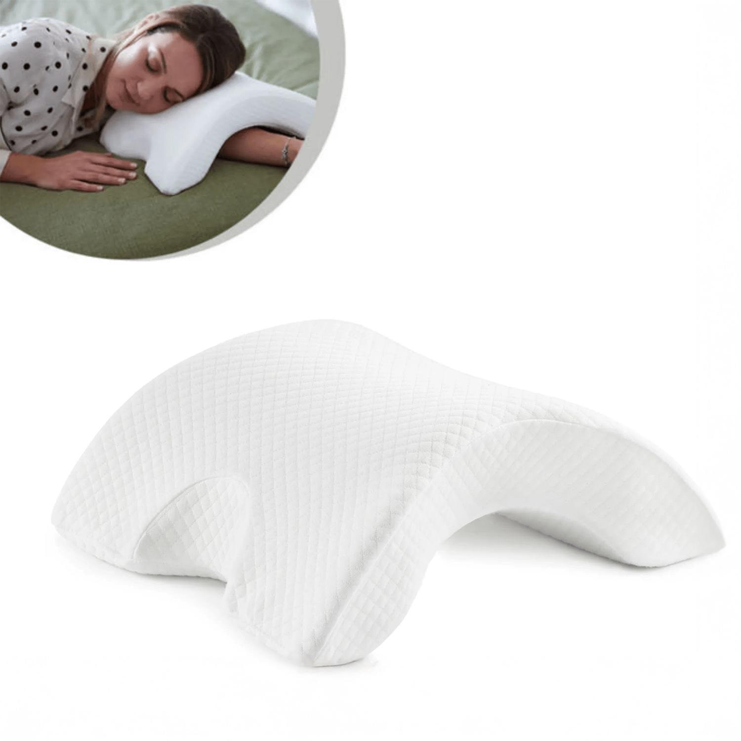Arm cushion for side sleepers 26 x 30 x 12 cm with cooling effect cover