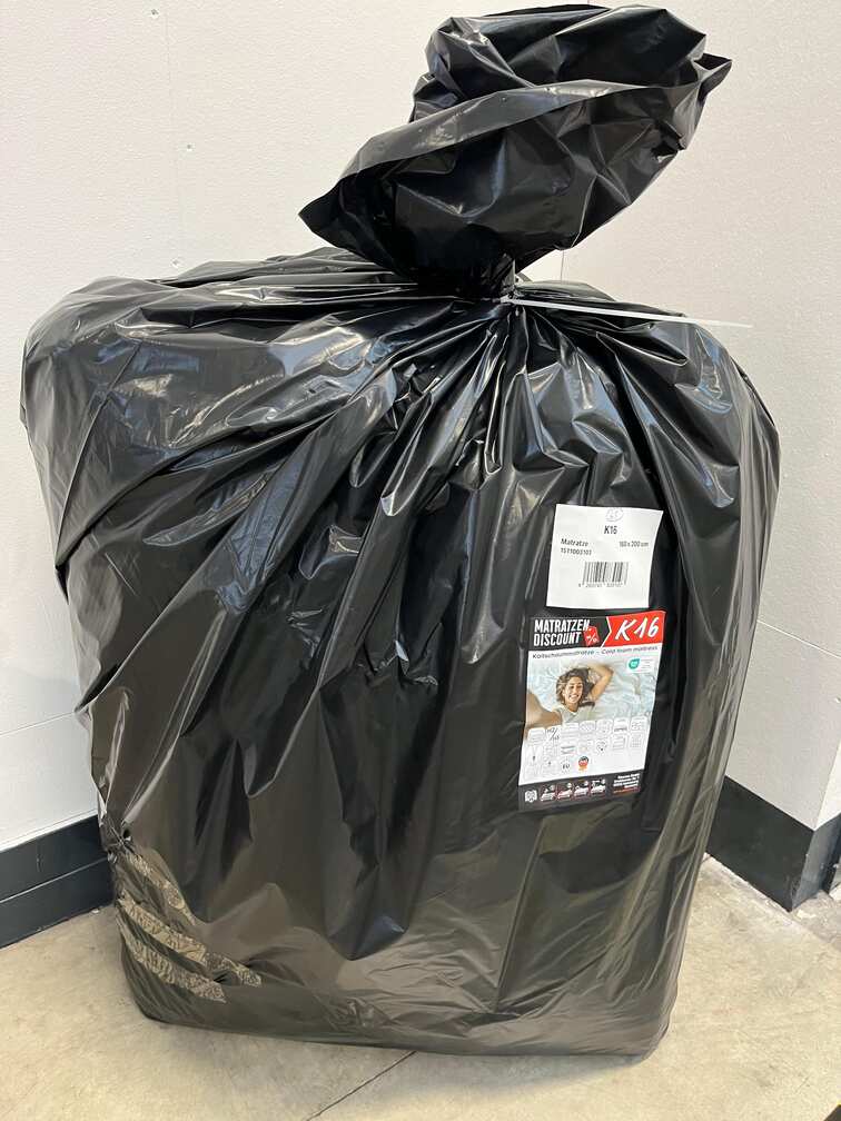 Online retur kallskumsmadrass K16 / 160 x 200 cm / H2 + H3 / 16 cm hög
