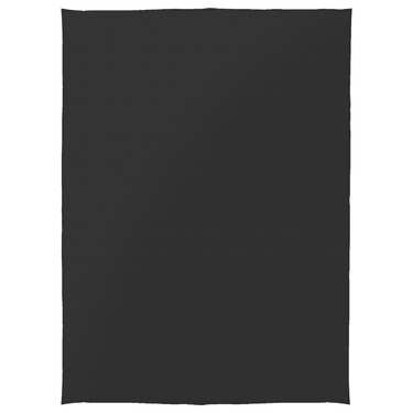 Manta piqué gofre algodón negro 130 x 180 cm