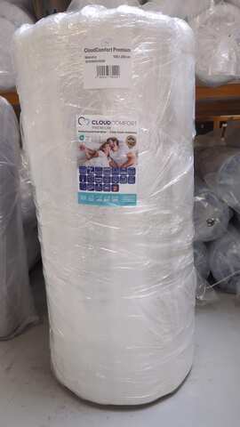 Online iade CloudComfort Premium soğuk sünger yatak 100 x 200 cm, yükseklik 15 cm, sertlik seviyesi H2/H3 Online iade CloudComfort Premium soğuk sünger yatak 100 x 200 cm, yükseklik 15 cm, sertlik seviyesi H2/H3