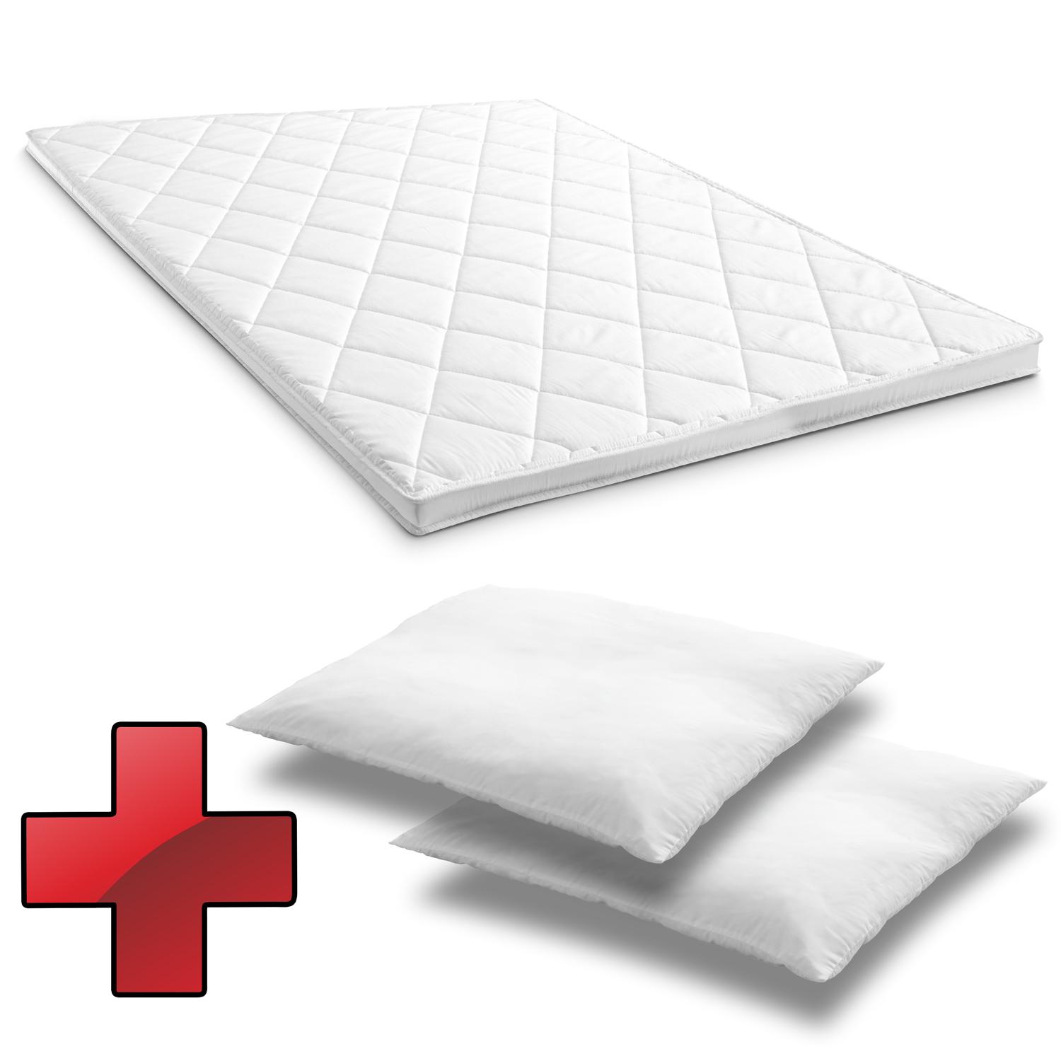 T6 toppdekken 180 x 200 cm H3 + 2 CloudComfort Basic mikrofiberputer 80 x 80 cm T6 toppdekken 180 x 200 cm H3 + 2 CloudComfort Basic mikrofiberputer 80 x 80 cm