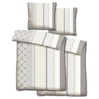 Paquete doble de ropa de cama de microfibra CloudComfort Basic beige 135 x 200 + 80 x 80 cm