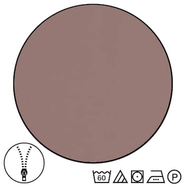 Double pack Sleezzz® Renforcé reversible bed linen light brown/white 135 x 200 + 80 x 80 cm