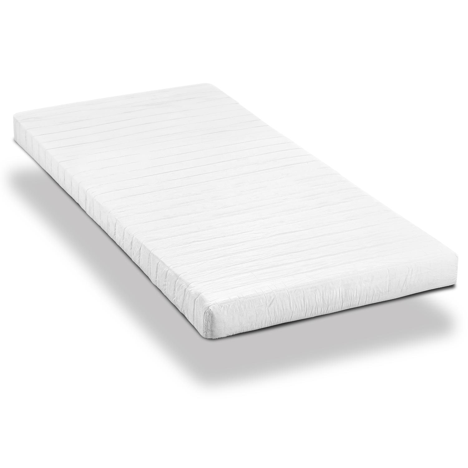 Comfort foam mattress K10 80 x 200 cm, height 10 cm, firmness level H3 + Sleezzz® Smart cuddly blanket 140 x 200 cm