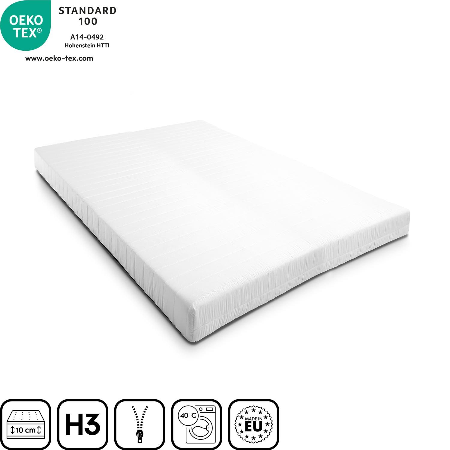 Features as icons – K10 Mattress / Topper 120 x 200 cm H3