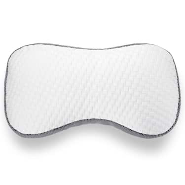 2 almohadas viscoelásticas Sleezzz Premium con contorno de mariposa, de 36 x 60 cm, con funda de doble tejido agradable al tacto
