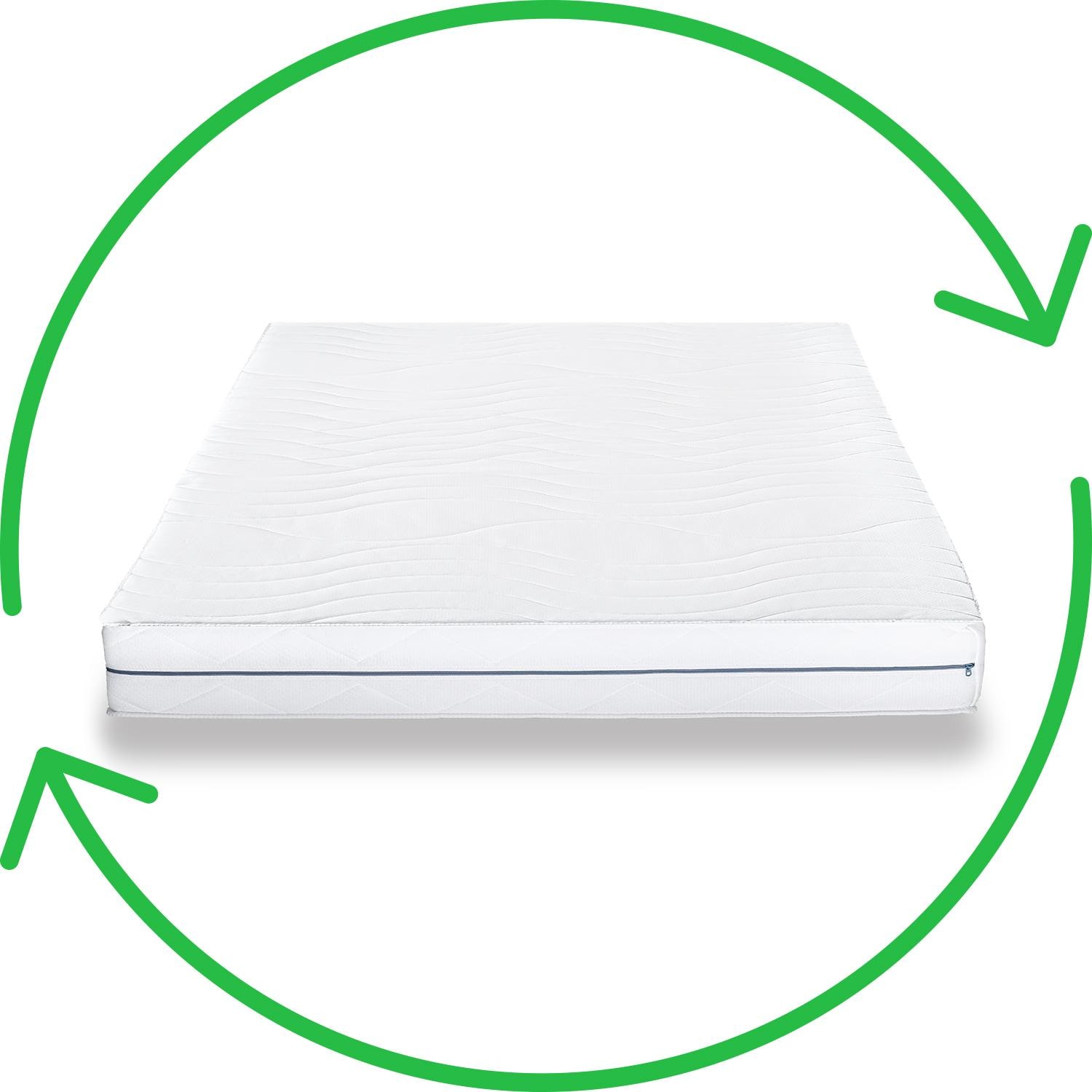 Ergonomic mattress 180x200 cm 7-zone Supportho Premium, height 18 cm, firmness level H2/H3