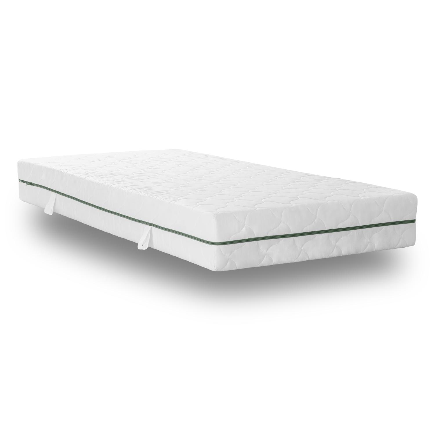 7-zone pocket spring mattress Sleezzz Smart 90 x 200 cm, height 21 cm, firmness level H2/H3 + CloudComfort Basic microfiber bed set 135 x 200 cm + 80 x 80 cm