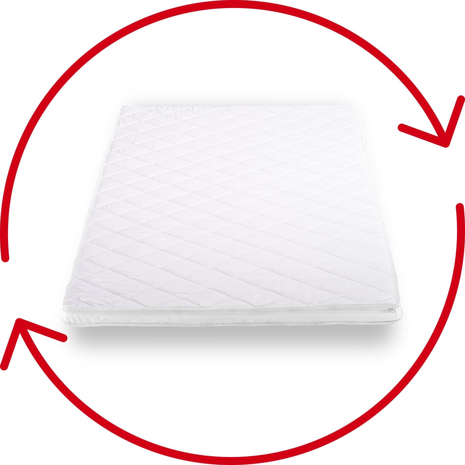 Reversible sides – T6 Topper 90 x 200 cm H3