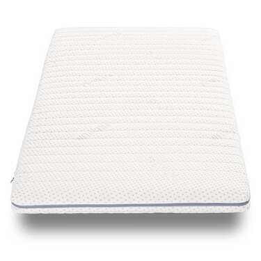 Supportho premium kallskumstopp 100 x 200 cm H3, höjd 9 cm, hårdhetsgrad H3 med antibakteriellt överdrag + CloudComfort Basic gel-flingkudde 40 x 80 cm