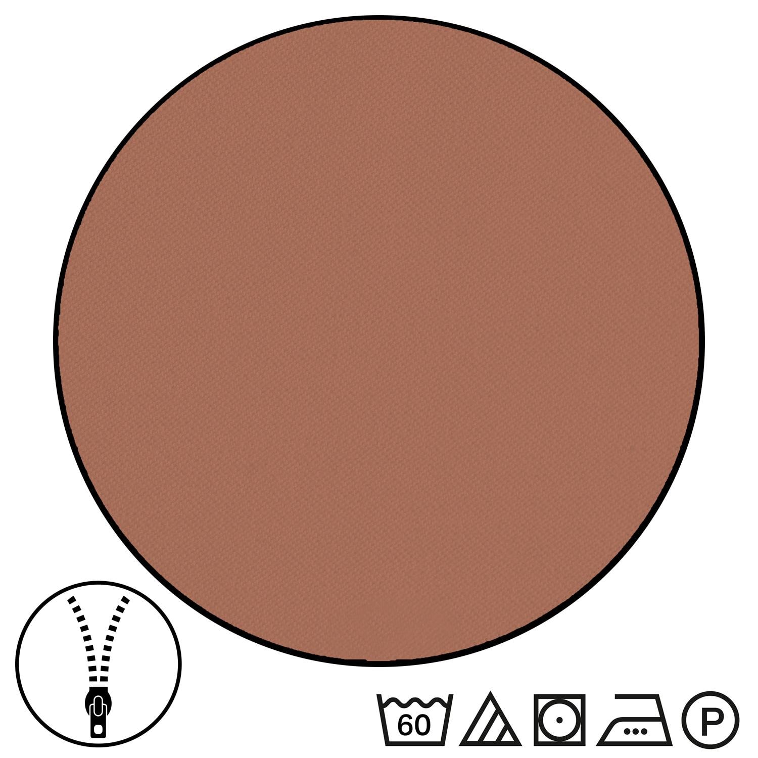 Sleezzz® Renforcé reversible bed linen brown/white 135 x 200 + 80 x 80 cm