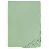 Sábana bajera microfibra interlock jersey verde 140 x 190 - 160 x 200 cm