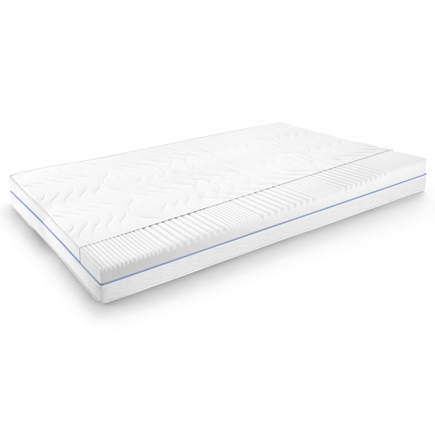 Ergonomic mattress 140x200 cm 7-zone Supportho Premium, height 18 cm, firmness level H2/H3 + CloudComfort Basic microfiber bed set 135 x 200 cm + 80 x 80 cm