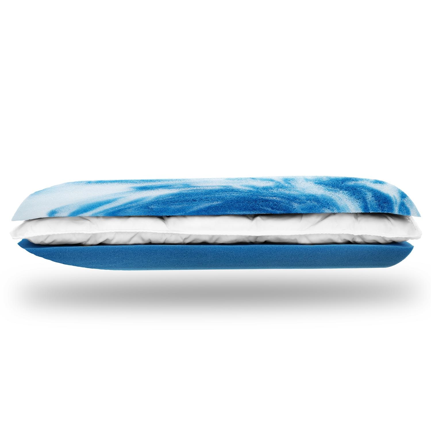 Construction and layers – Sleezzz® Smart height-adjustable pillow double pack