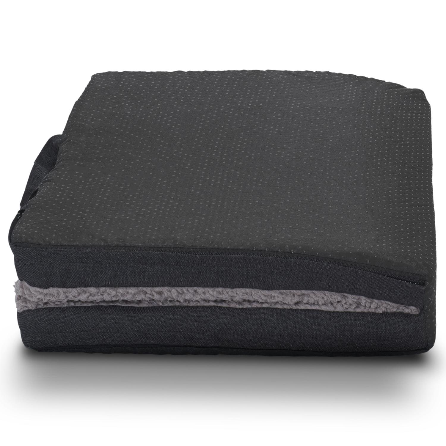 Petzzz alfombrilla ergonómica para mascotas Diva XL 120 x 80x 5 cm, plegable, antideslizante