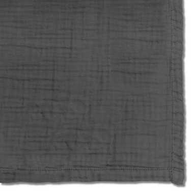 Manta de muselina Sleezzz® negra 150 x 200 cm