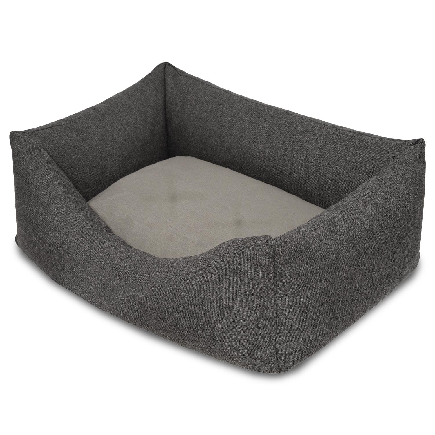 Cama para perro y gato Petzzz Felix S 60 x 40 x 17 cm con cojín interior reversible Cama para perro y gato Petzzz Felix S 60 x 40 x 17 cm con cojín interior reversible