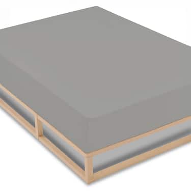 Castell mikrokiud interlock trikotaažist tume hall 90 x 190 - 100 x 200 cm 4 tk suuruses pakendis.