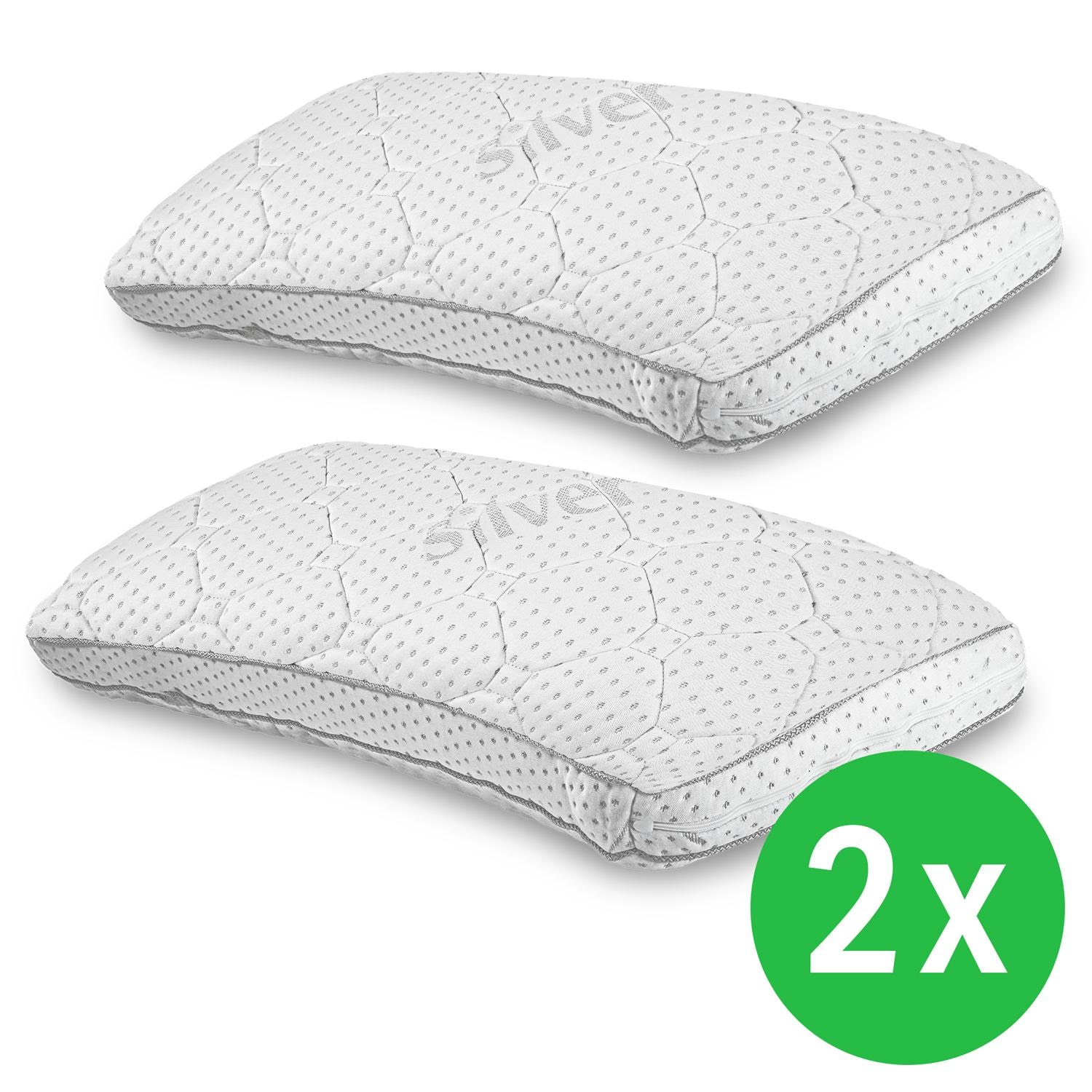 Lote de dos almohadas viscoelásticas Supportho de 40 x 80 cm