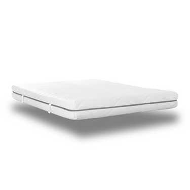 Colchón viscoelástico de 7 zonas Sleezzz Smart 140 x 190 cm, altura 18 cm, nivel de firmeza H3 con espuma con memoria de aire