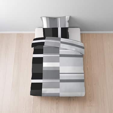 Paquete doble Castell Polycotton Renforcé ropa de cama 155 x 220 cm + 80 x 80 cm