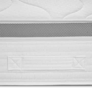 Colchón de muelles ensacados ergonómico de 7 zonas Sleezzz Diamond T1000 100 x 200 cm, altura 23 cm, nivel de firmeza H2/H3, 1000 muelles/2m².