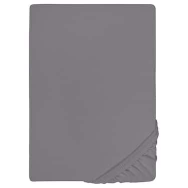 Castell sábana bajera castor gris oscuro 90 x 190 - 100 x 200 cm paquete doble
