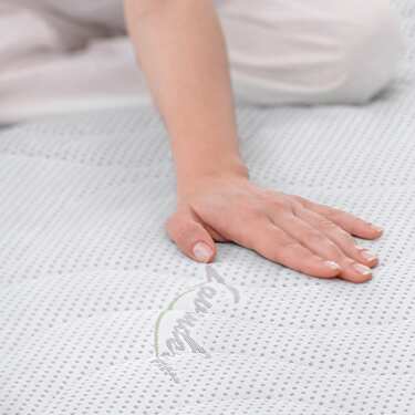 Colchón ergonómico de espuma fría Supportho Lavanda 90 x 200 cm, altura 18 cm, nivel de firmeza H2/H3