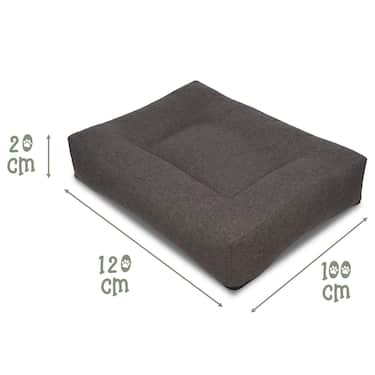 120 x 100 x 20 cm Petzzz ergonoomiline koerapadi Milo suurus XL
