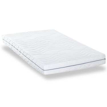 Colchón ergonómico 180x200 cm Supportho Premium 7 zonas, altura 18 cm, nivel de firmeza H2/H3 + 2 x juego de cama CloudComfort Basic de microfibra 135 x 200 cm + 80 x 80 cm