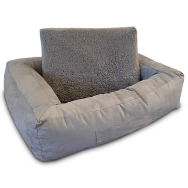 Cama ergonómica para gatos y perros Petzzz Ortho S 75 x 65 x 22 cm con cojín interior extraíble con cara de verano e invierno