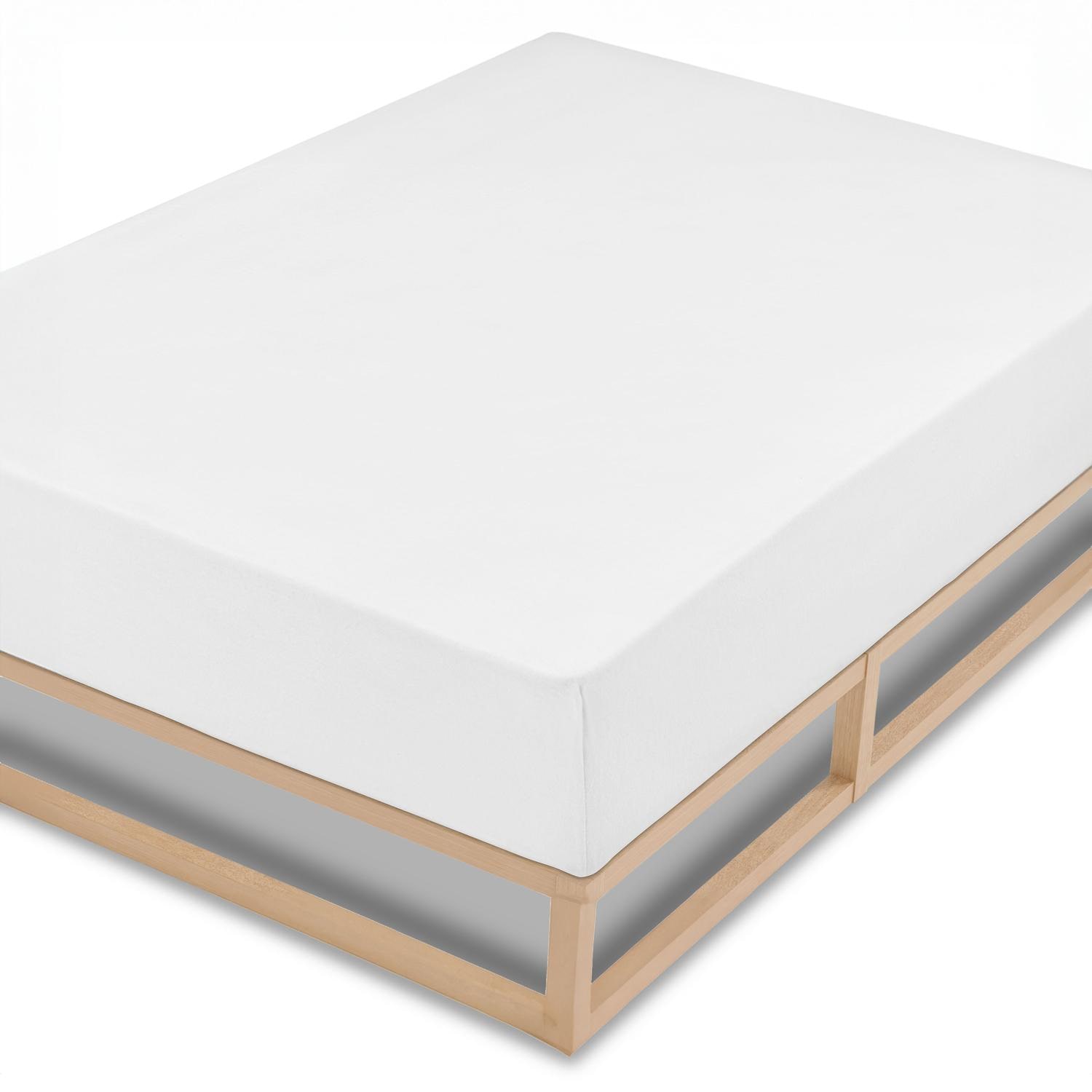 Sleezzz Basic Stretch Molton Fitted Sheet 80x190 - 100x210 cm for mattresses up to 35 cm high