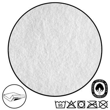 Juego de 4 sábanas bajeras impermeables molleton 140 x 200 cm