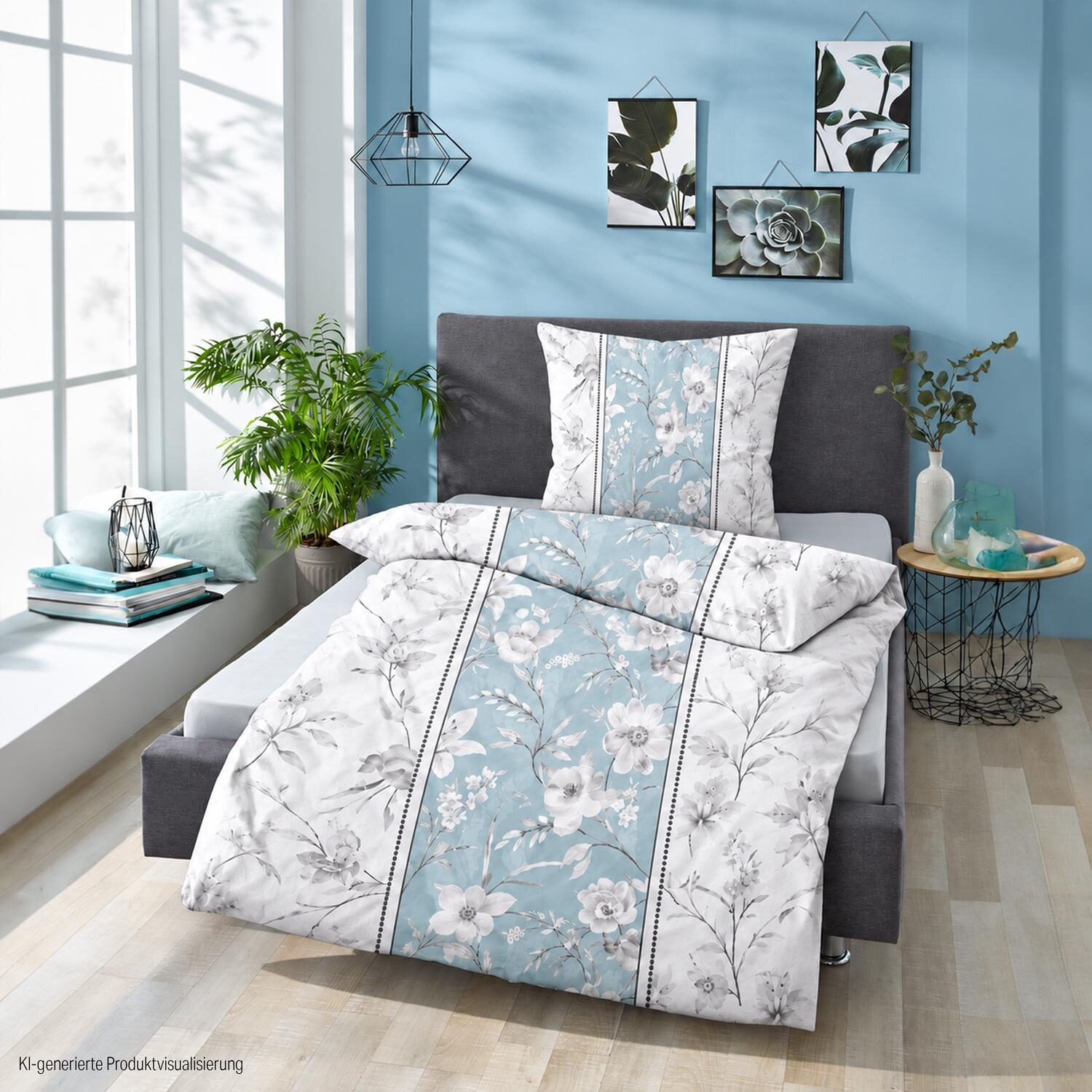 Juego de cama Cloud Comfort de satén Mako, 135 x 200 cm + 80 x 80 cm