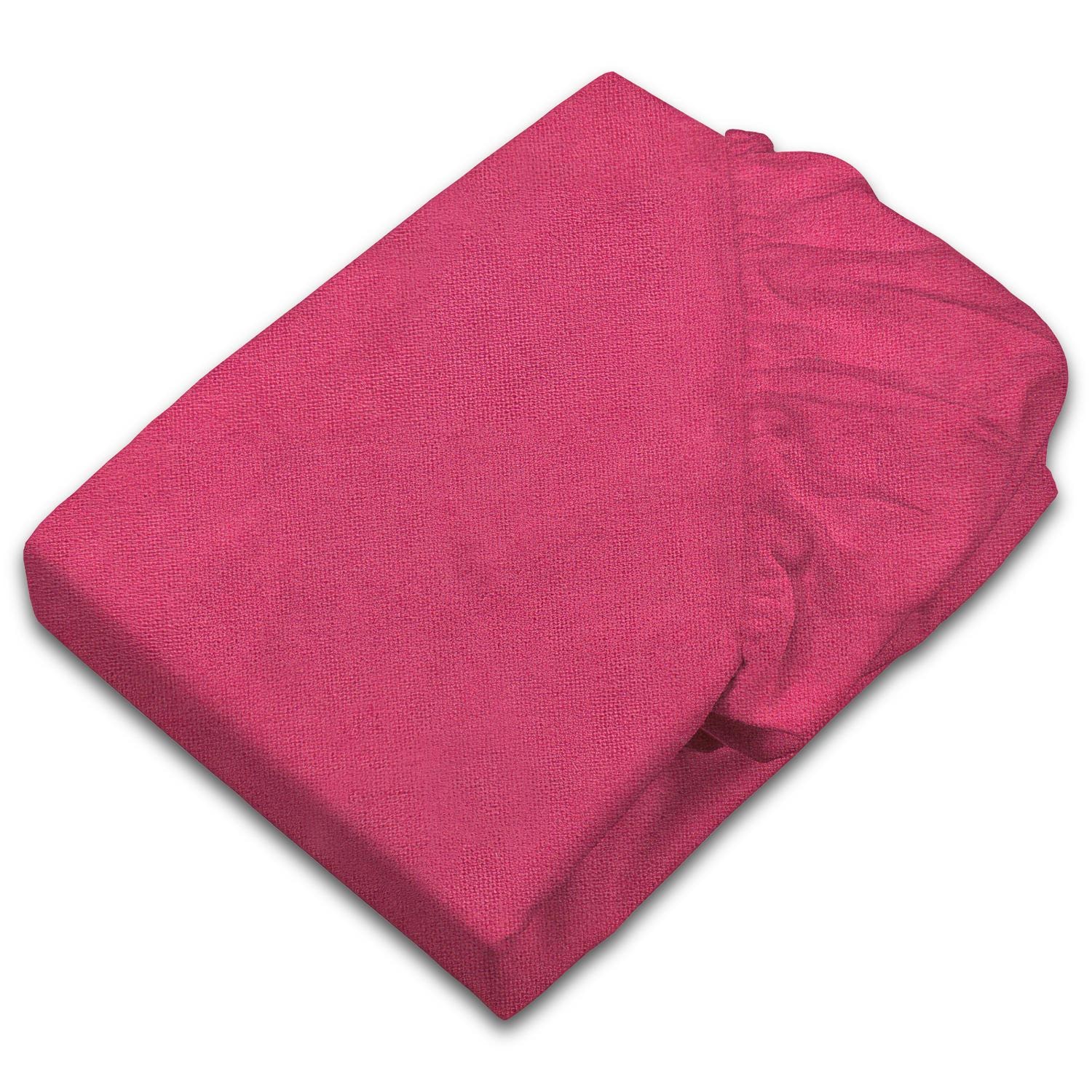 Setex fine fiber fitted sheet pink 90 x 200 cm double pack