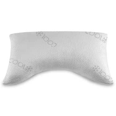 Colchón viscoelástico Sleezzz Premium 120 x 200 cm, altura 20 cm, grado de firmeza H2/H3, con asas para darle la vuelta + almohada de apoyo cervical Sleezzz® Cool Gel-Schaum Kontur de 40 x 60 x 16 cm