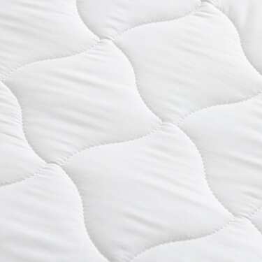 Topper de espuma fría CloudComfort Cool 200 x 200 cm H2/H3, altura 7 cm, nivel de firmeza H2/H3, topper de 7 zonas con cara de verano e invierno