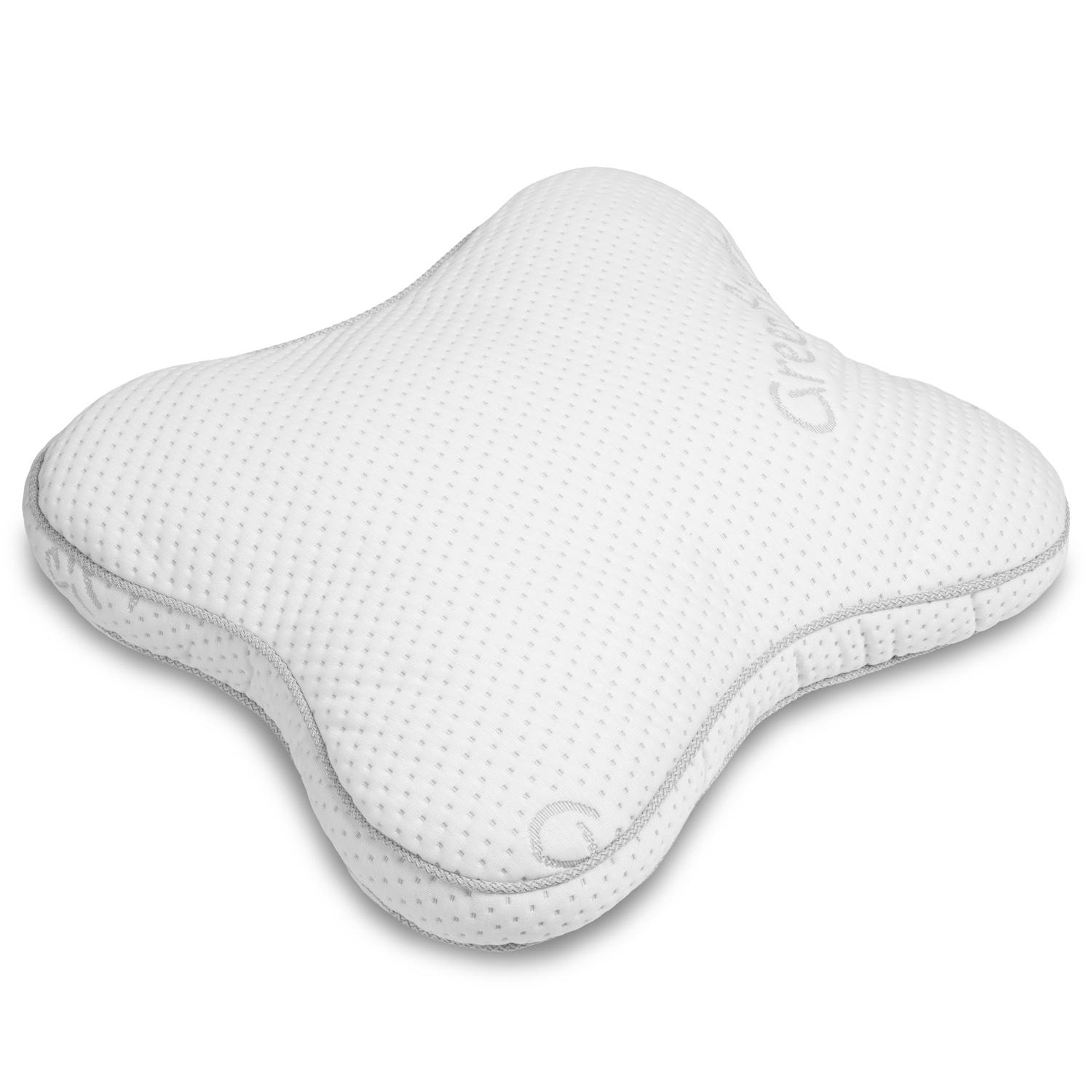 Sleezzz® premium gelskum-kontur- og mavesovepude